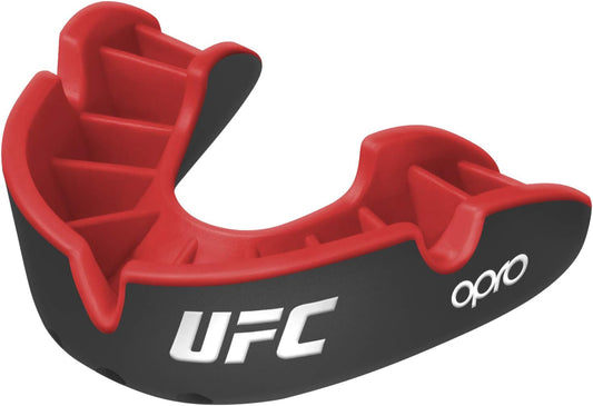 Silver Level UFC Adult and Youth Sports Mouthguard with Case, Kids Gum Shield Featuring Revolutionary Fitting Technology for UFC, MMA, Boxing, BJJ and Other Combat Sports (Adult, Black)